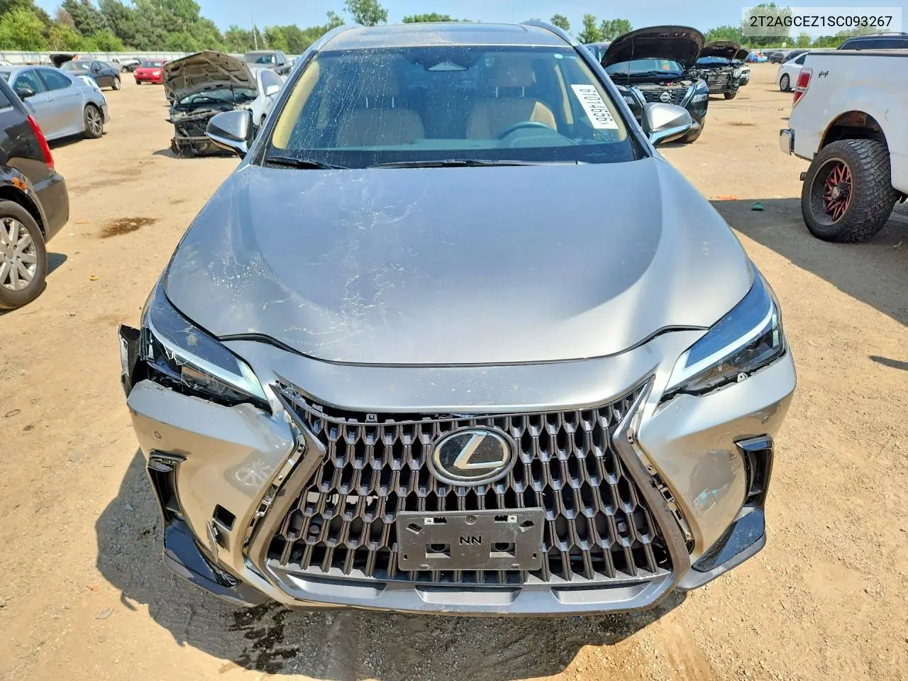 2025 Lexus Nx 350 Base VIN: 2T2AGCEZ1SC093267 Lot: 61014656