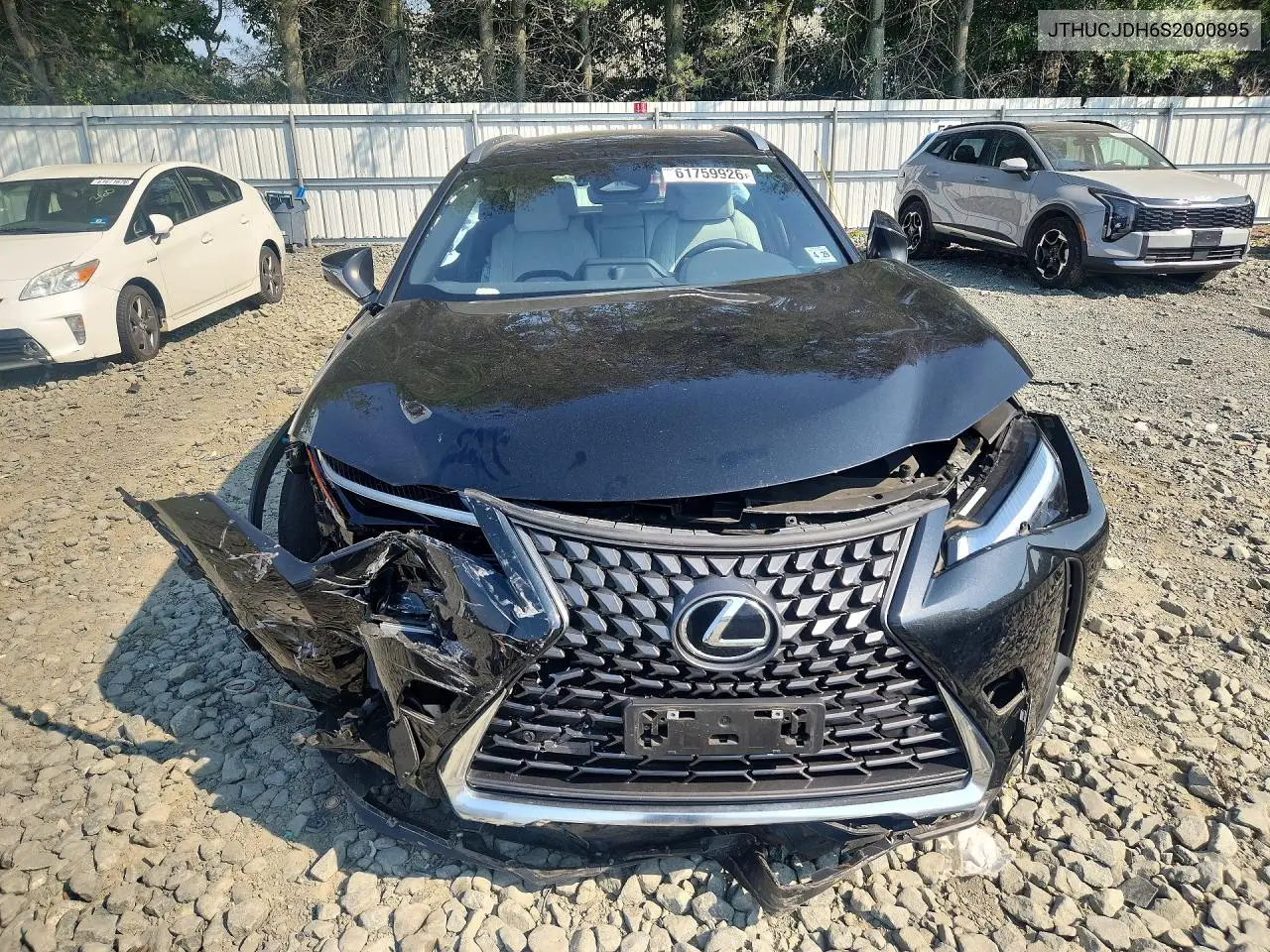 2025 Lexus Ux 300H Premium VIN: JTHUCJDH6S2000895 Lot: 61759926