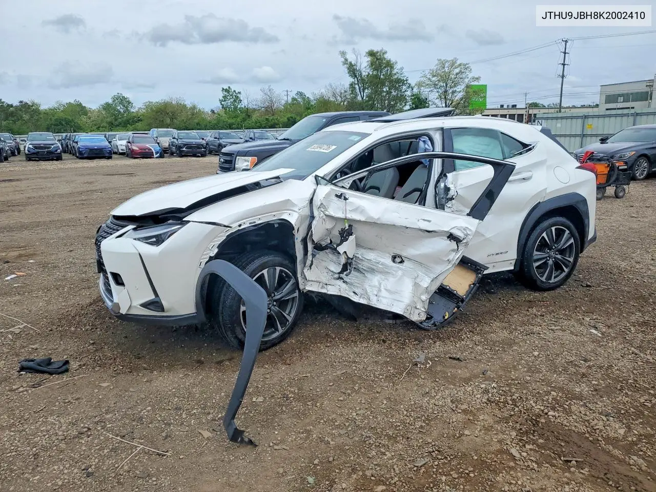 2019 Lexus Ux 250H VIN: JTHU9JBH8K2002410 Lot: 53994726