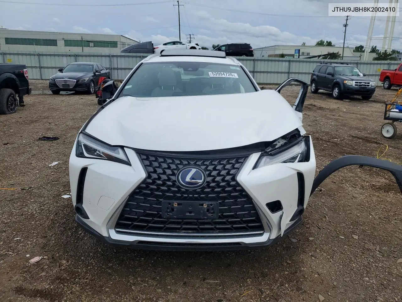 2019 Lexus Ux 250H VIN: JTHU9JBH8K2002410 Lot: 53994726