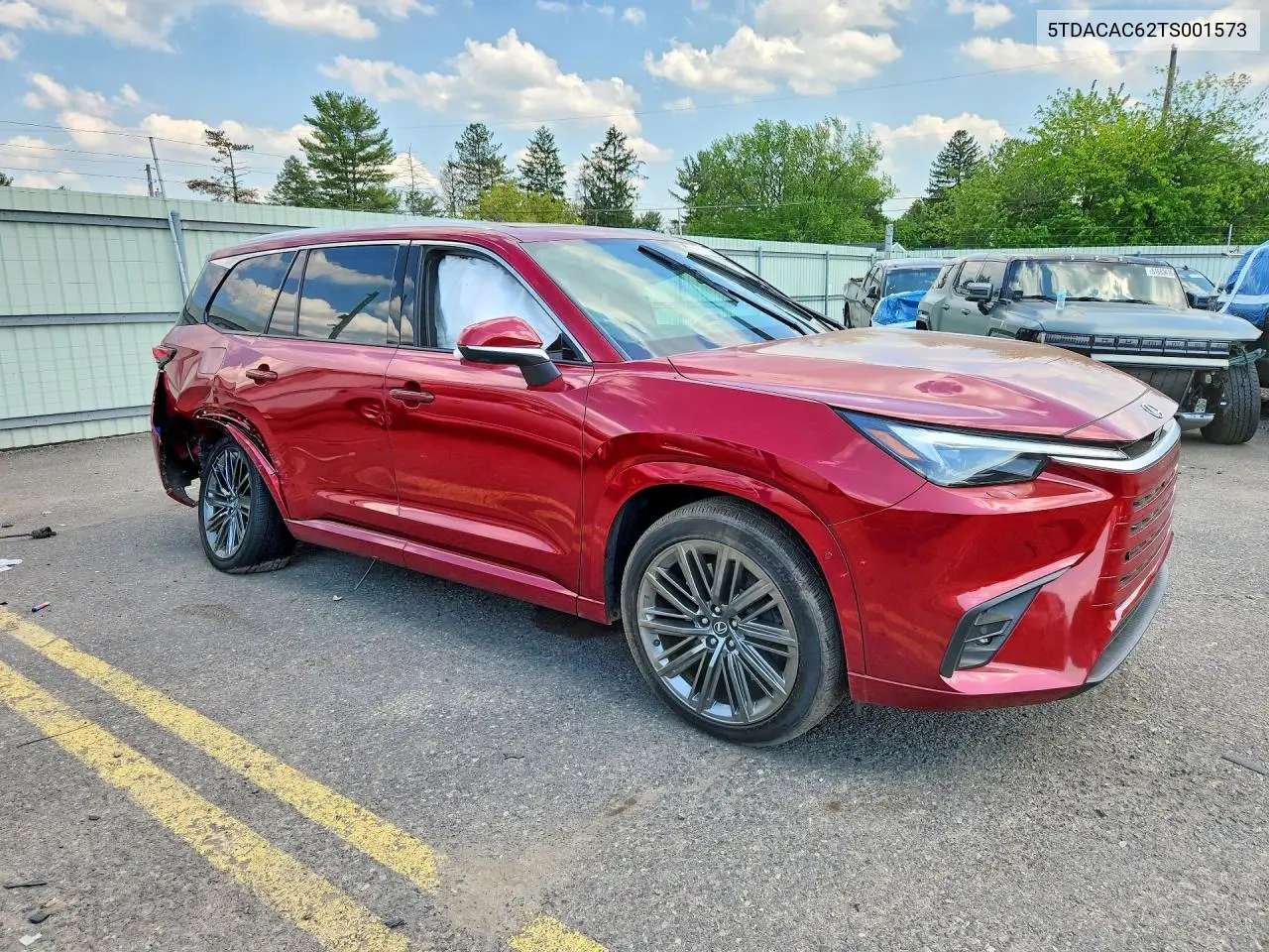 2026 Lexus Tx 550H+ Luxury VIN: 5TDACAC62TS001573 Lot: 54140086