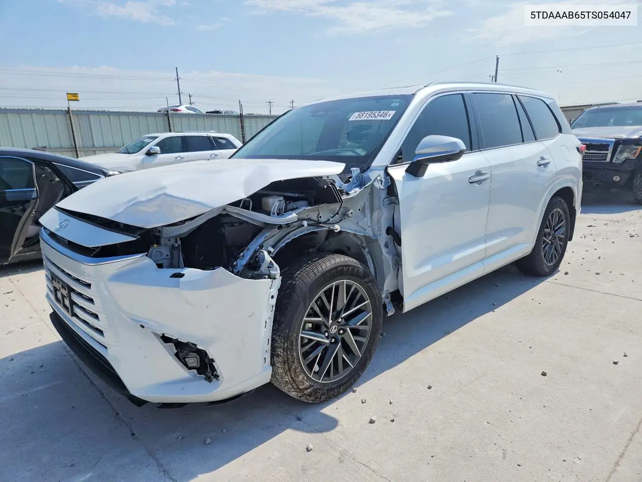 2026 Lexus Tx 350 Luxury VIN: 5TDAAAB65TS054047 Lot: 58195346