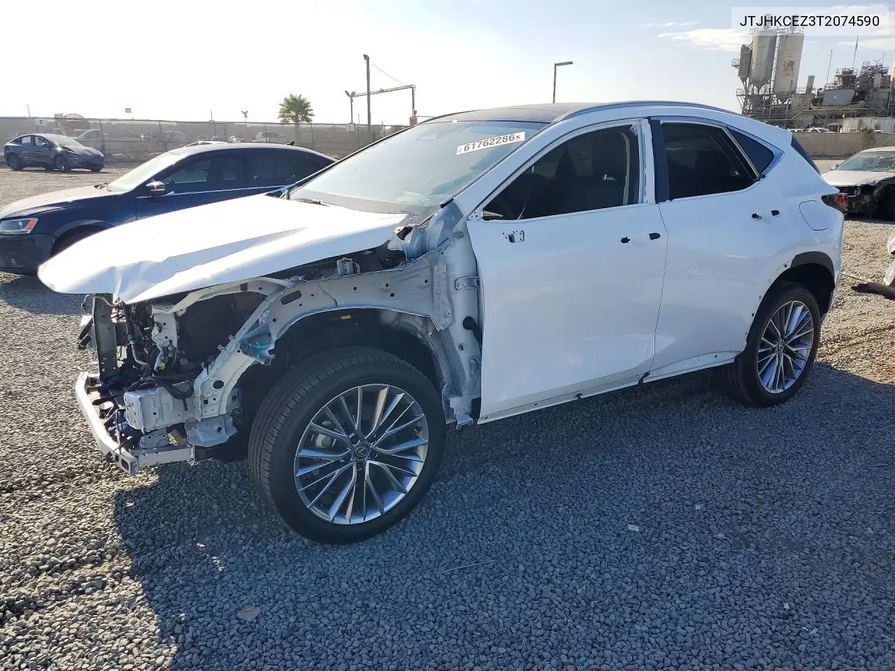 2026 Lexus Nx 350H Luxury VIN: JTJHKCEZ3T2074590 Lot: 61762286