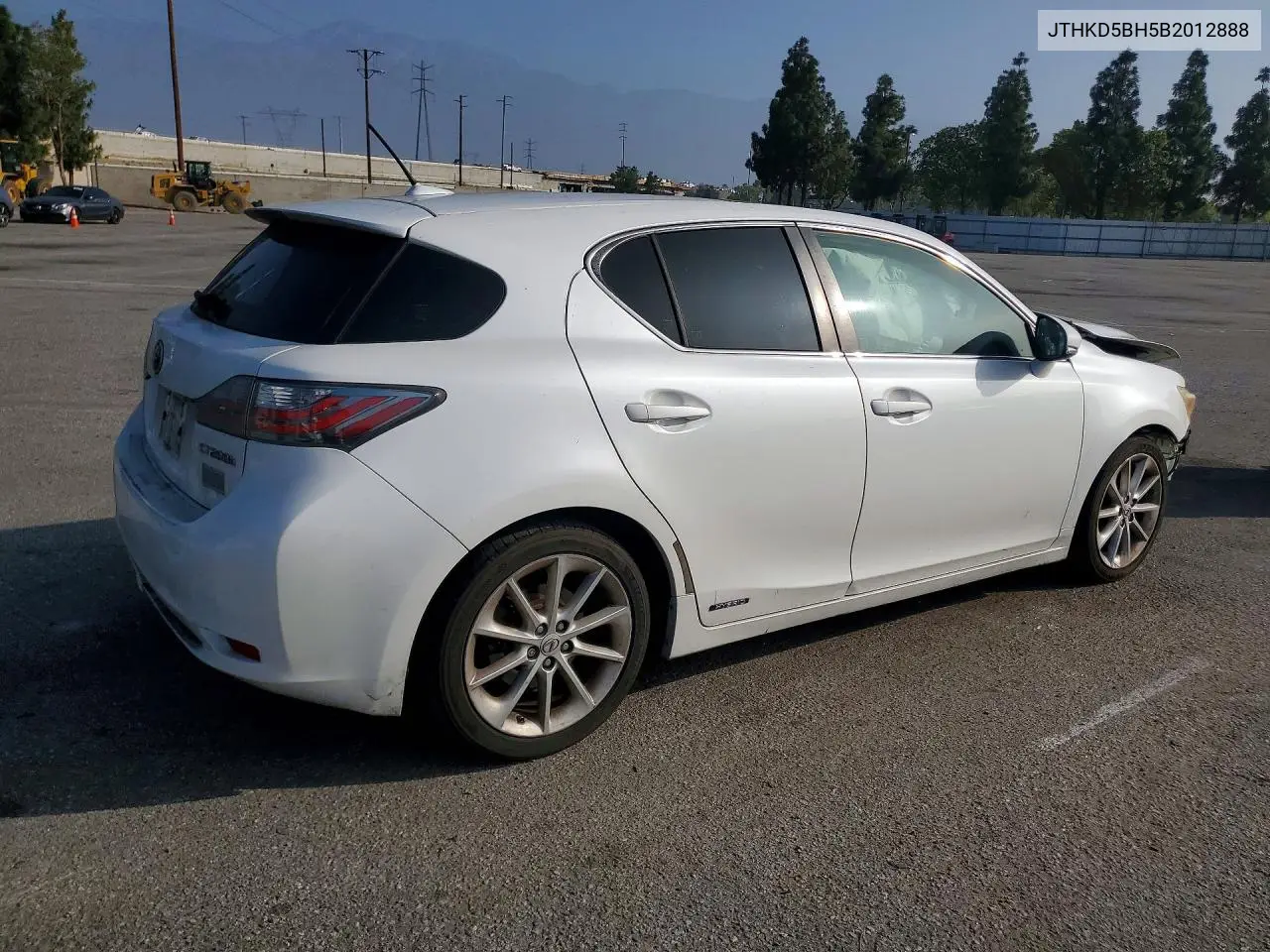 2011 Lexus Ct 200 VIN: JTHKD5BH5B2012888 Lot: 53143826