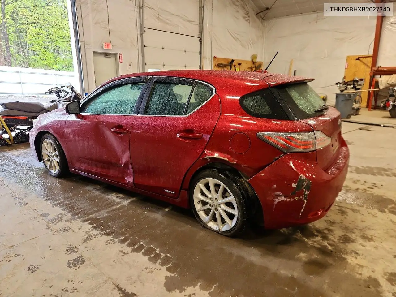 2011 Lexus Ct 200 VIN: JTHKD5BHXB2027340 Lot: 53327616