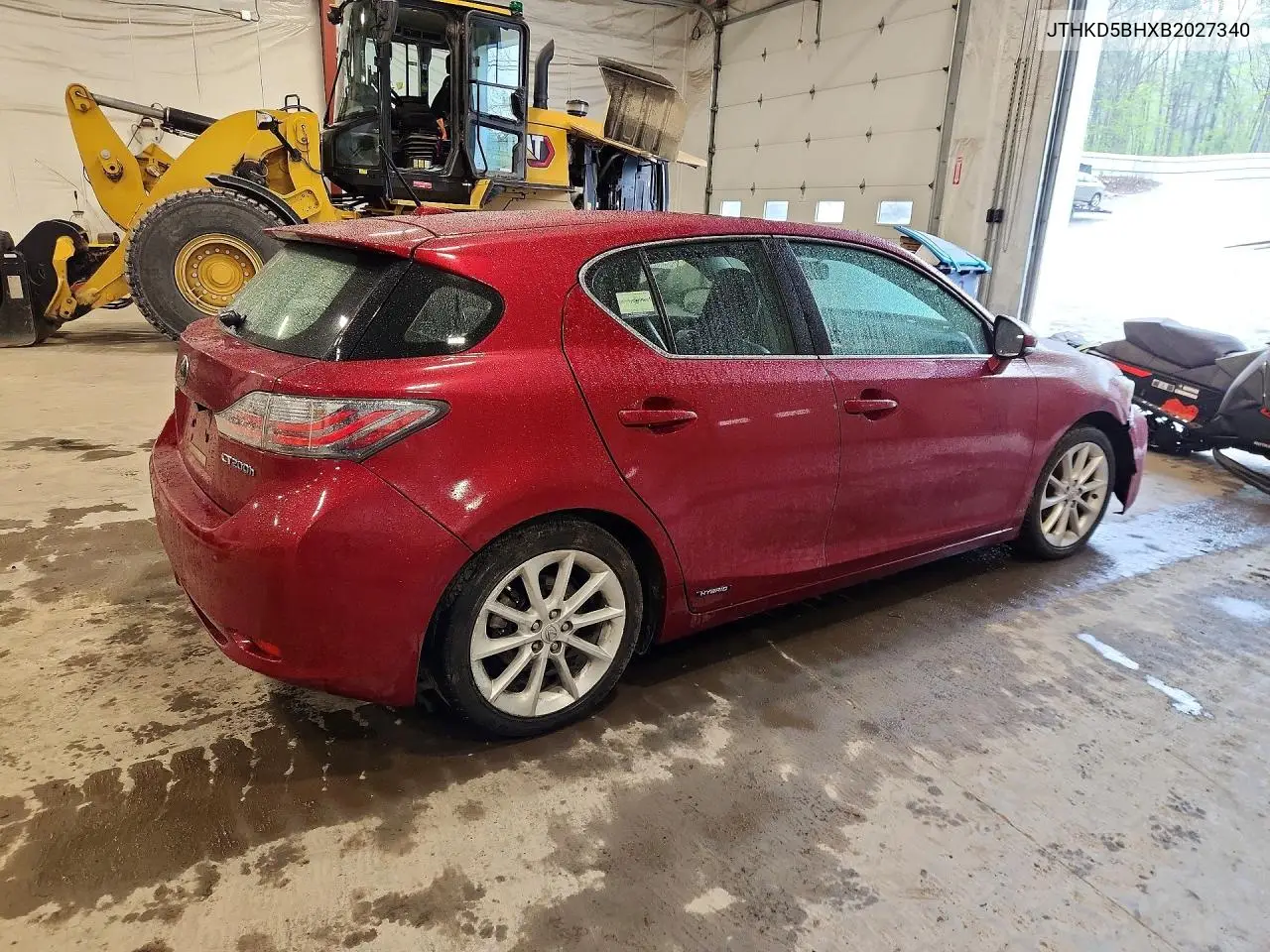 2011 Lexus Ct 200 VIN: JTHKD5BHXB2027340 Lot: 53327616