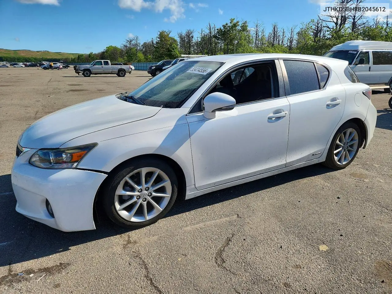 2011 Lexus Ct 200 VIN: JTHKD5BH8B2045612 Lot: 55414556