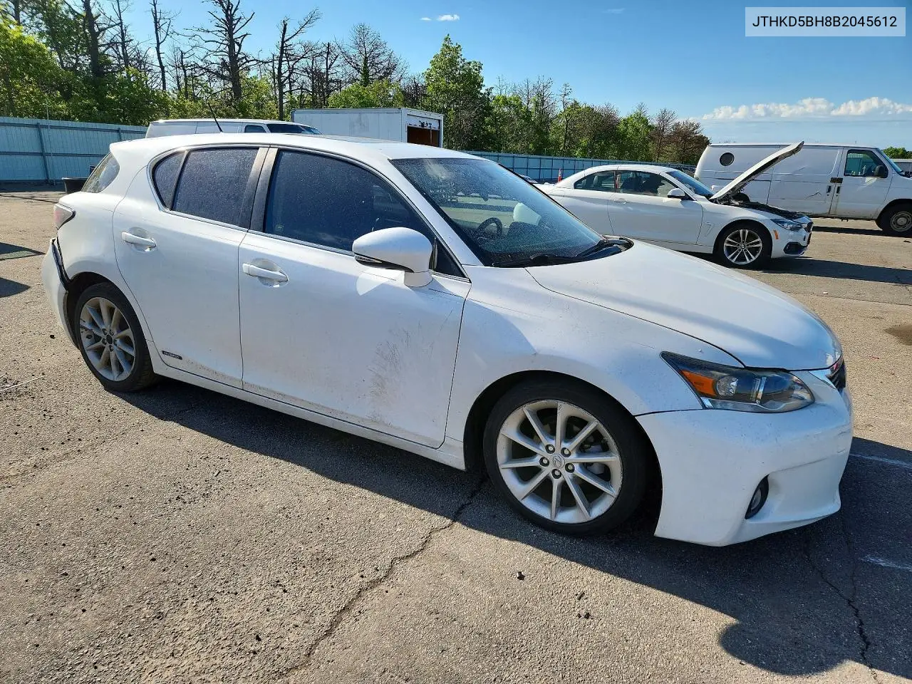 2011 Lexus Ct 200 VIN: JTHKD5BH8B2045612 Lot: 55414556