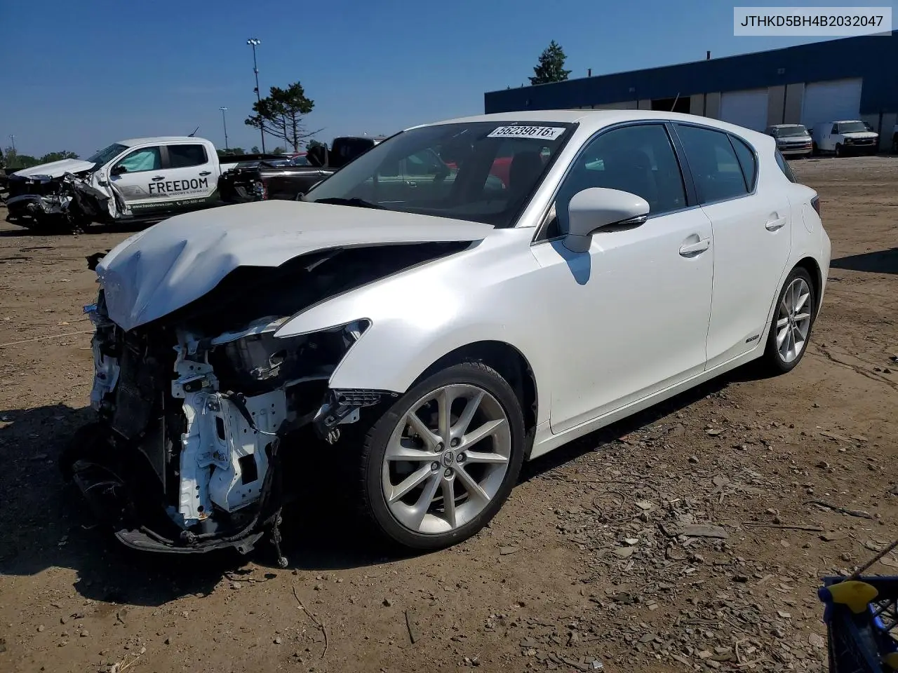 2011 Lexus Ct 200 VIN: JTHKD5BH4B2032047 Lot: 56239616