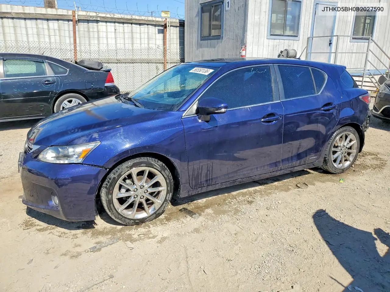 2011 Lexus Ct 200 VIN: JTHKD5BH0B2027590 Lot: 56550136