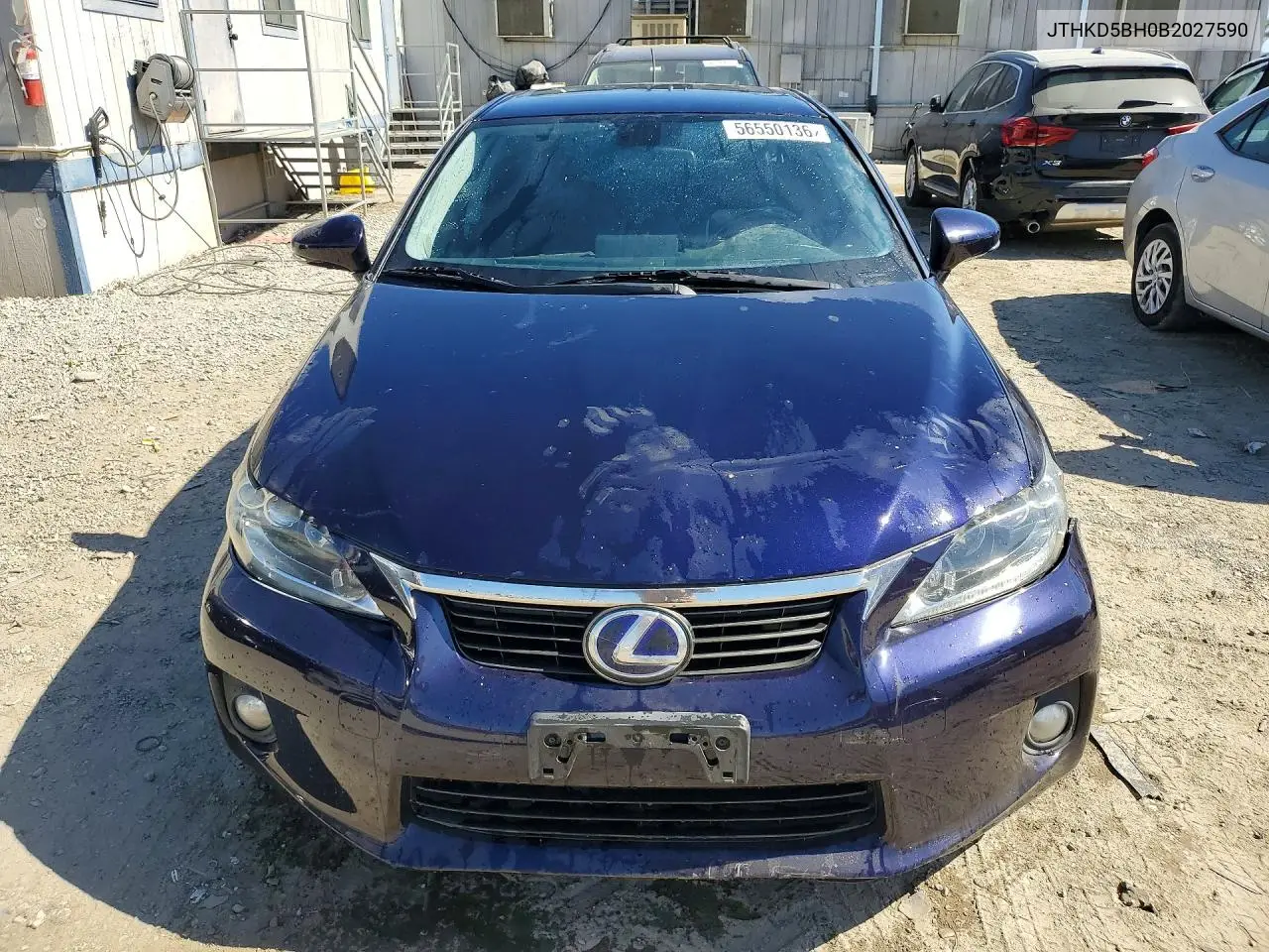 2011 Lexus Ct 200 VIN: JTHKD5BH0B2027590 Lot: 56550136