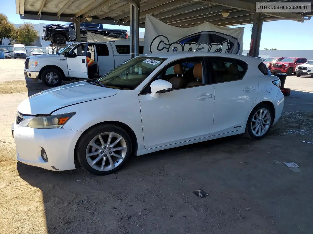 2011 Lexus Ct 200 VIN: JTHKD5BH6B2030641 Lot: 57236256