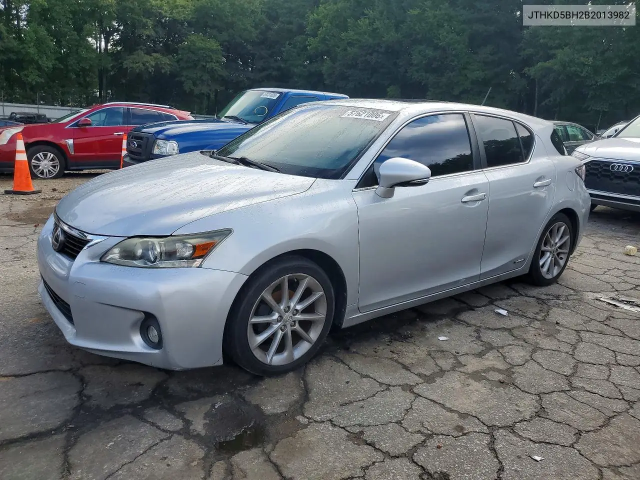 2011 Lexus Ct 200 VIN: JTHKD5BH2B2013982 Lot: 57621006