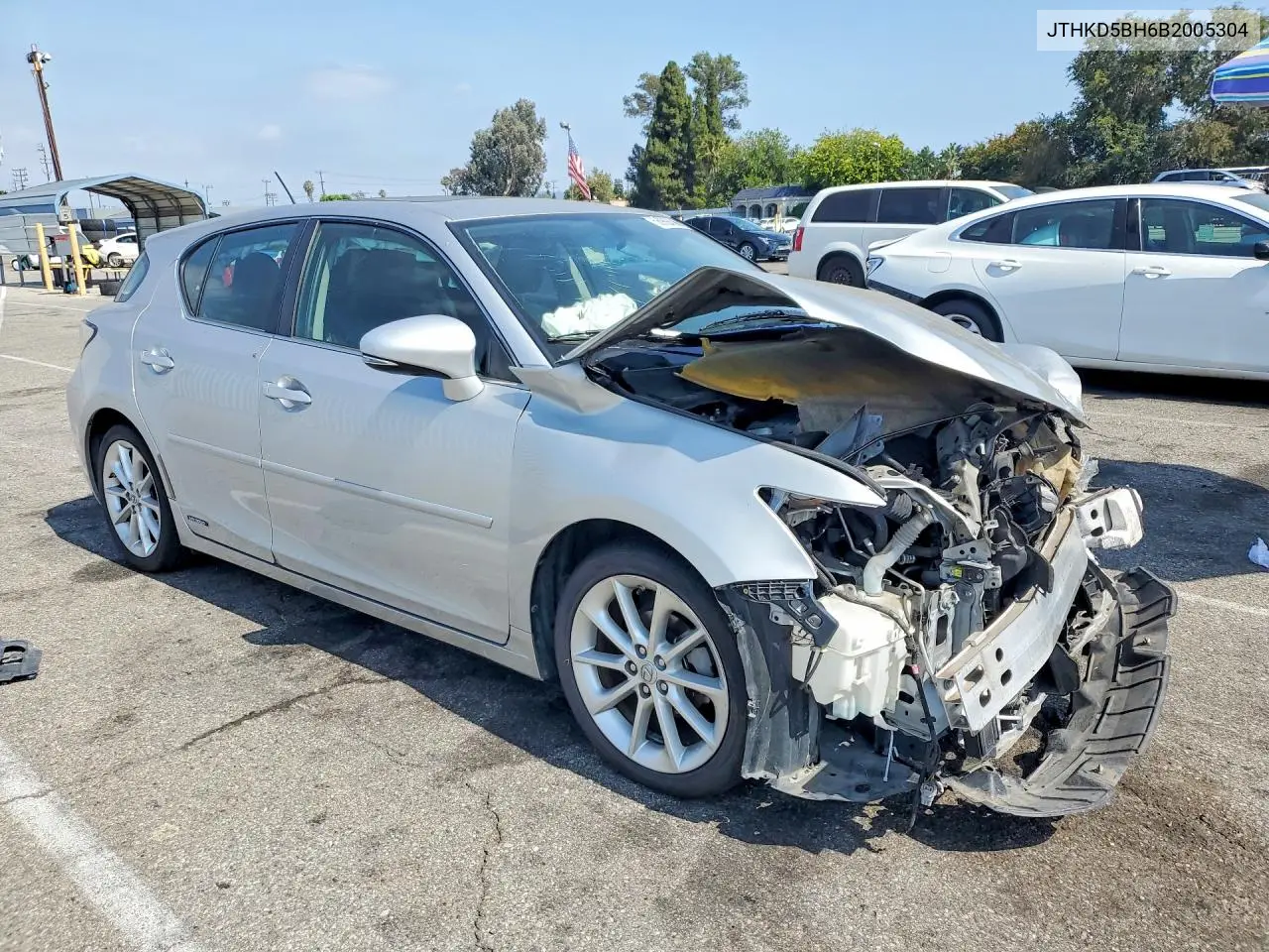 2011 Lexus Ct 200 VIN: JTHKD5BH6B2005304 Lot: 58906506