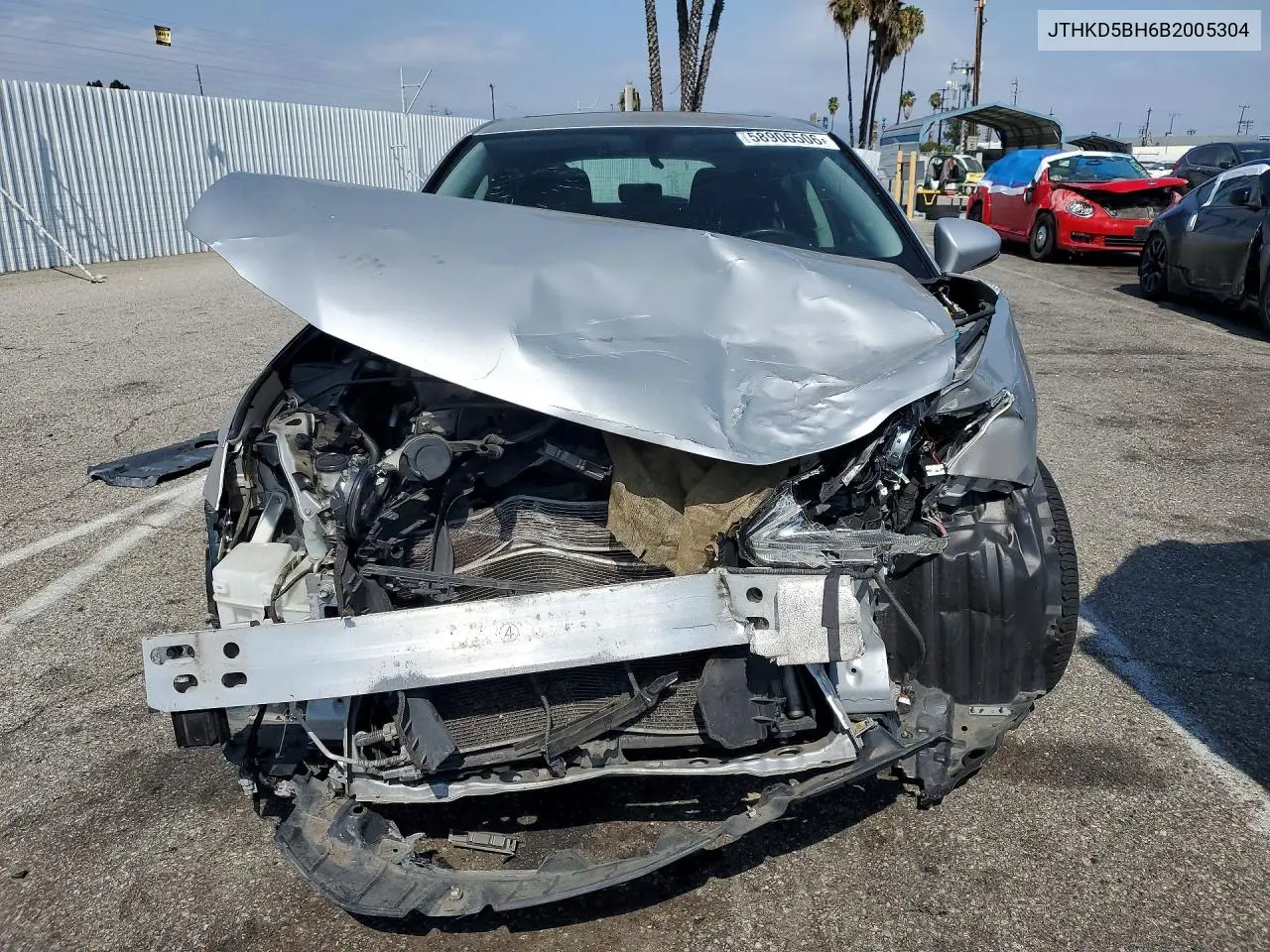 2011 Lexus Ct 200 VIN: JTHKD5BH6B2005304 Lot: 58906506