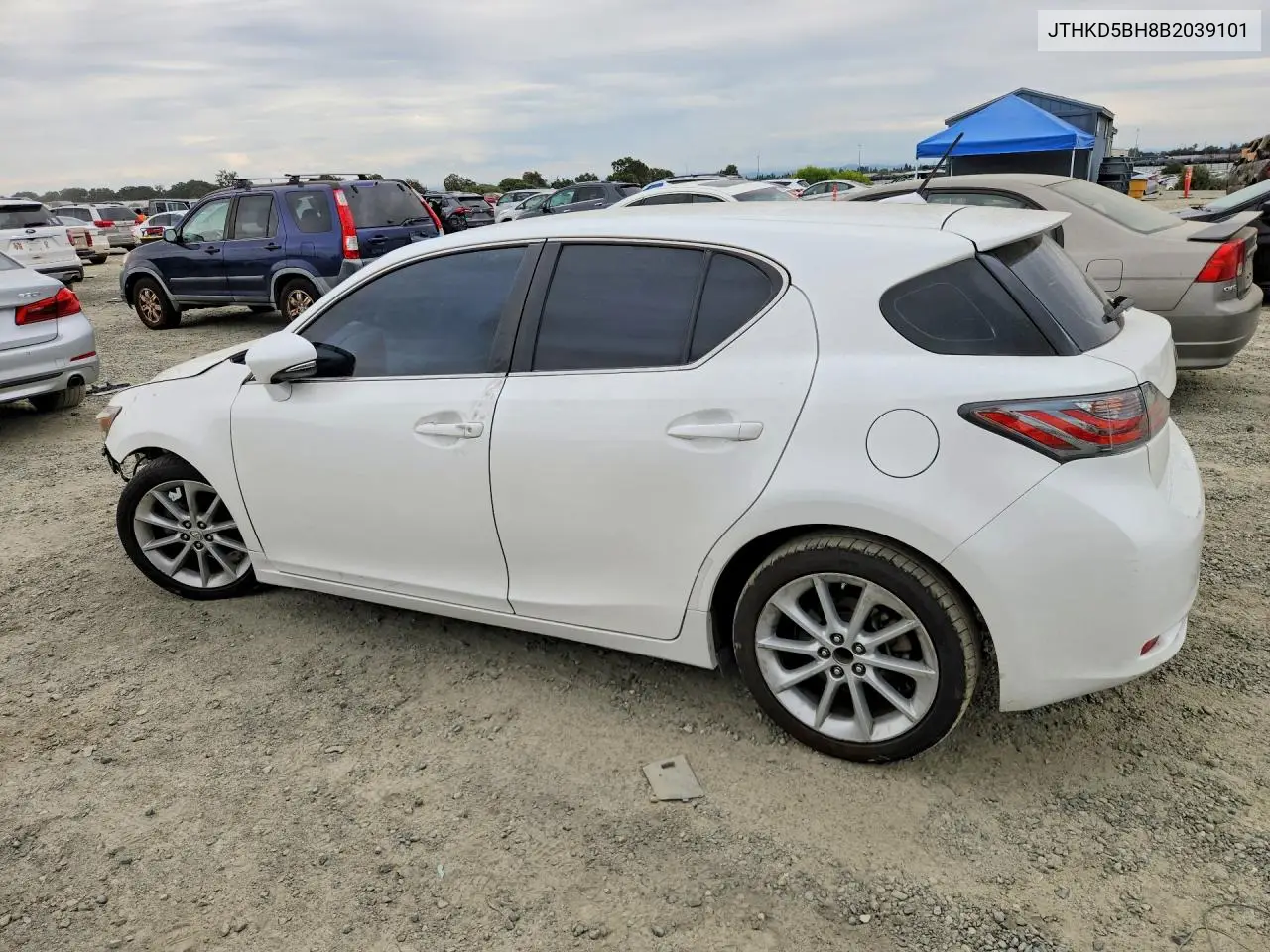 2011 Lexus Ct 200 VIN: JTHKD5BH8B2039101 Lot: 60892886