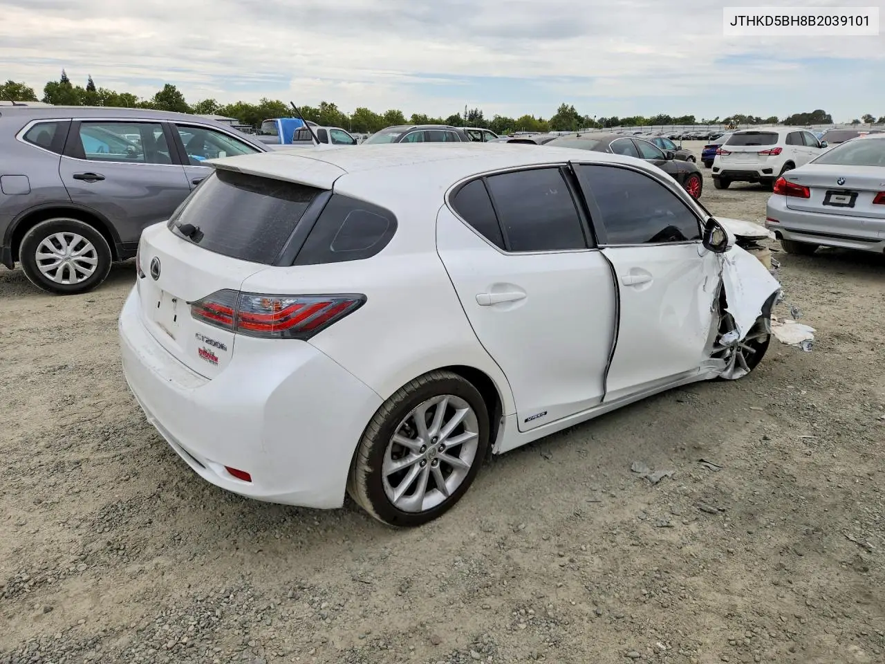 2011 Lexus Ct 200 VIN: JTHKD5BH8B2039101 Lot: 60892886