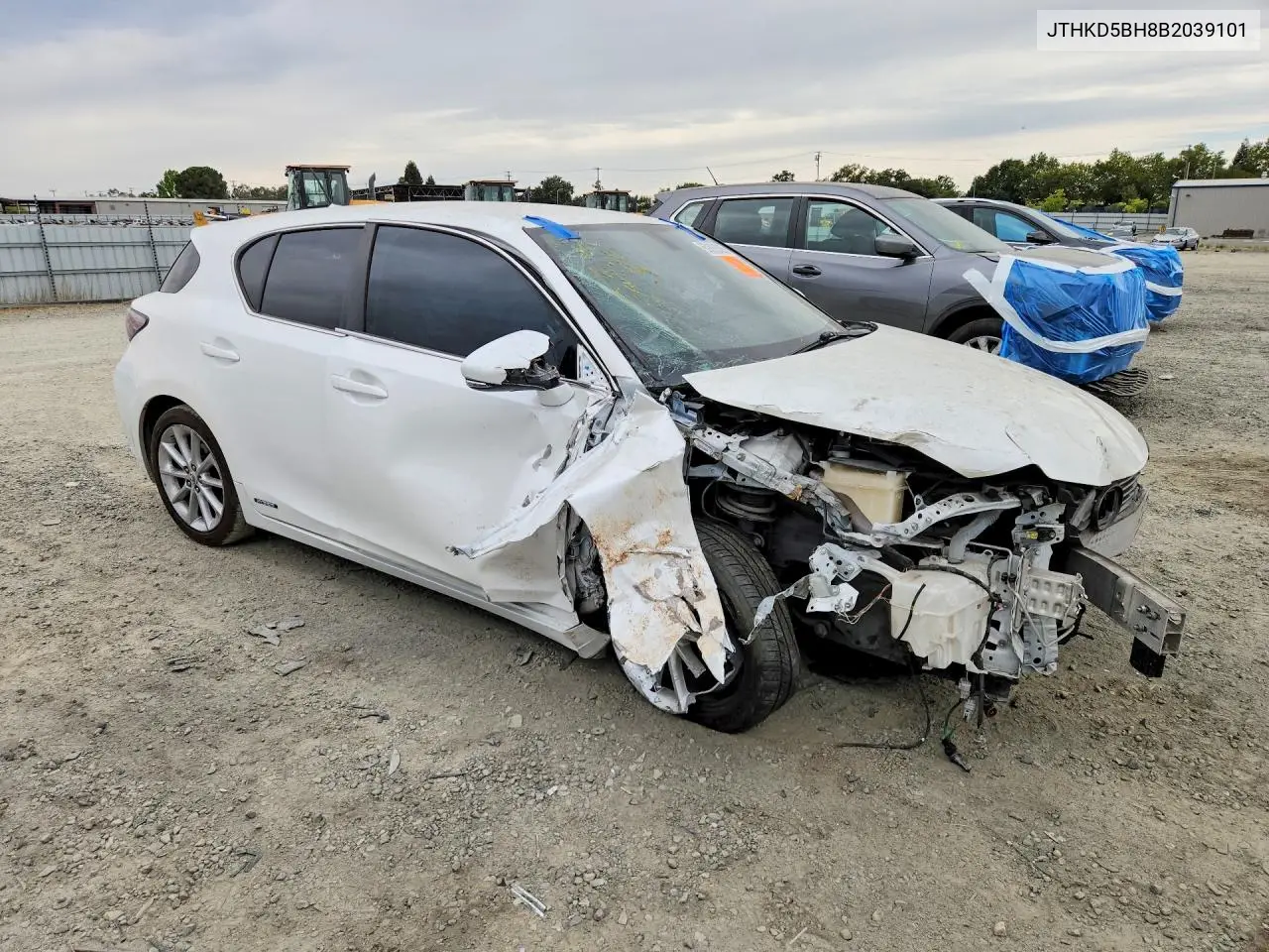 2011 Lexus Ct 200 VIN: JTHKD5BH8B2039101 Lot: 60892886