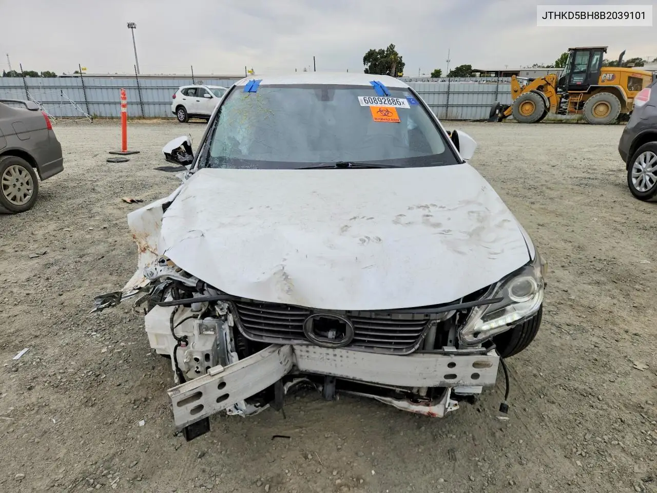 2011 Lexus Ct 200 VIN: JTHKD5BH8B2039101 Lot: 60892886