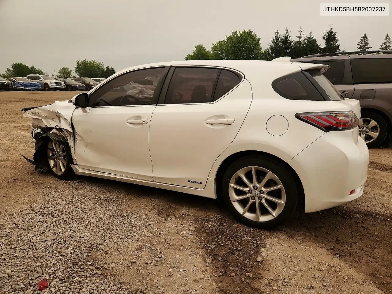 2011 Lexus Ct 200 VIN: JTHKD5BH5B2007237 Lot: 61093256