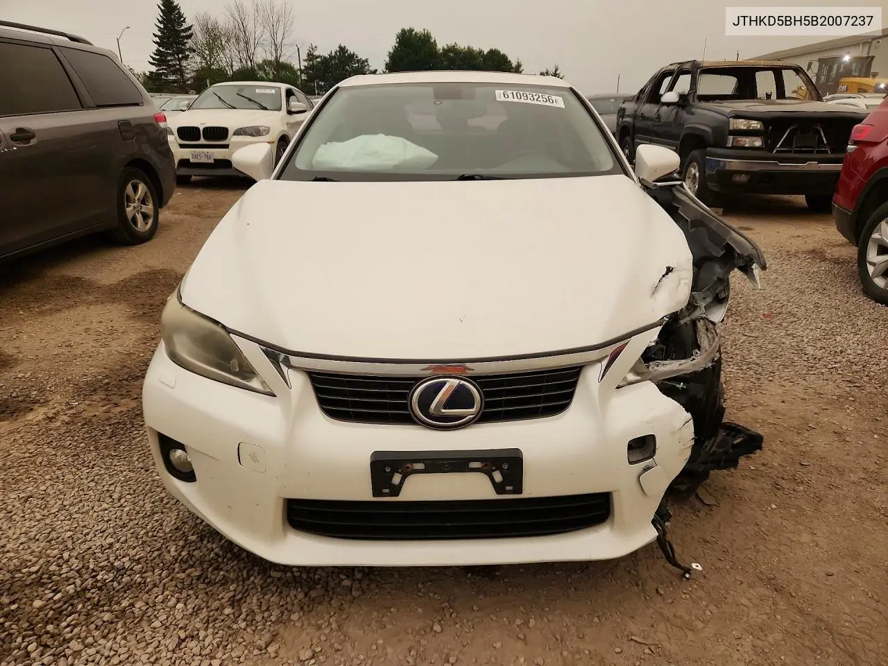 2011 Lexus Ct 200 VIN: JTHKD5BH5B2007237 Lot: 61093256