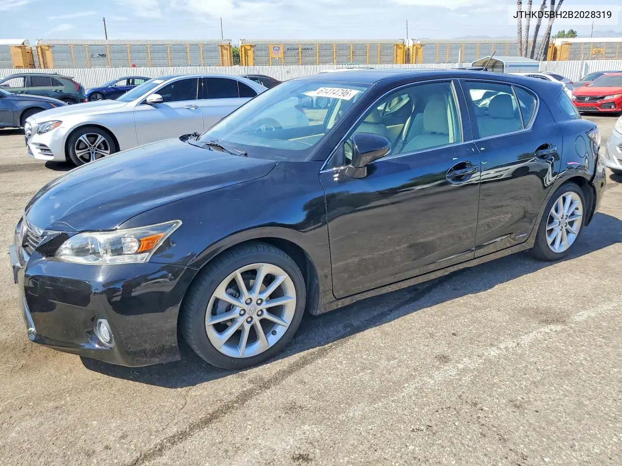2011 Lexus Ct 200 VIN: JTHKD5BH2B2028319 Lot: 61414796