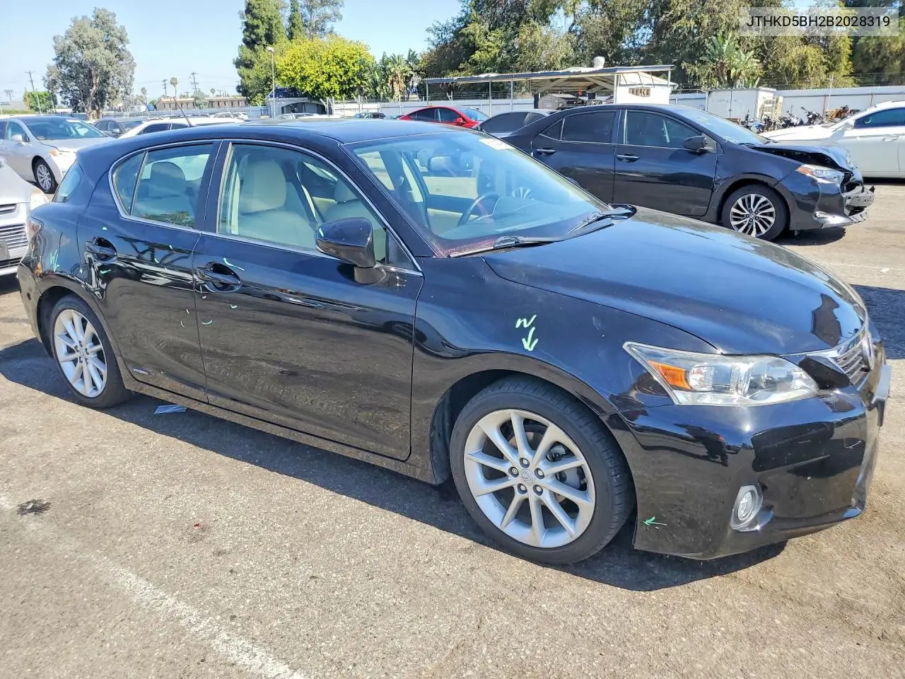2011 Lexus Ct 200 VIN: JTHKD5BH2B2028319 Lot: 61414796
