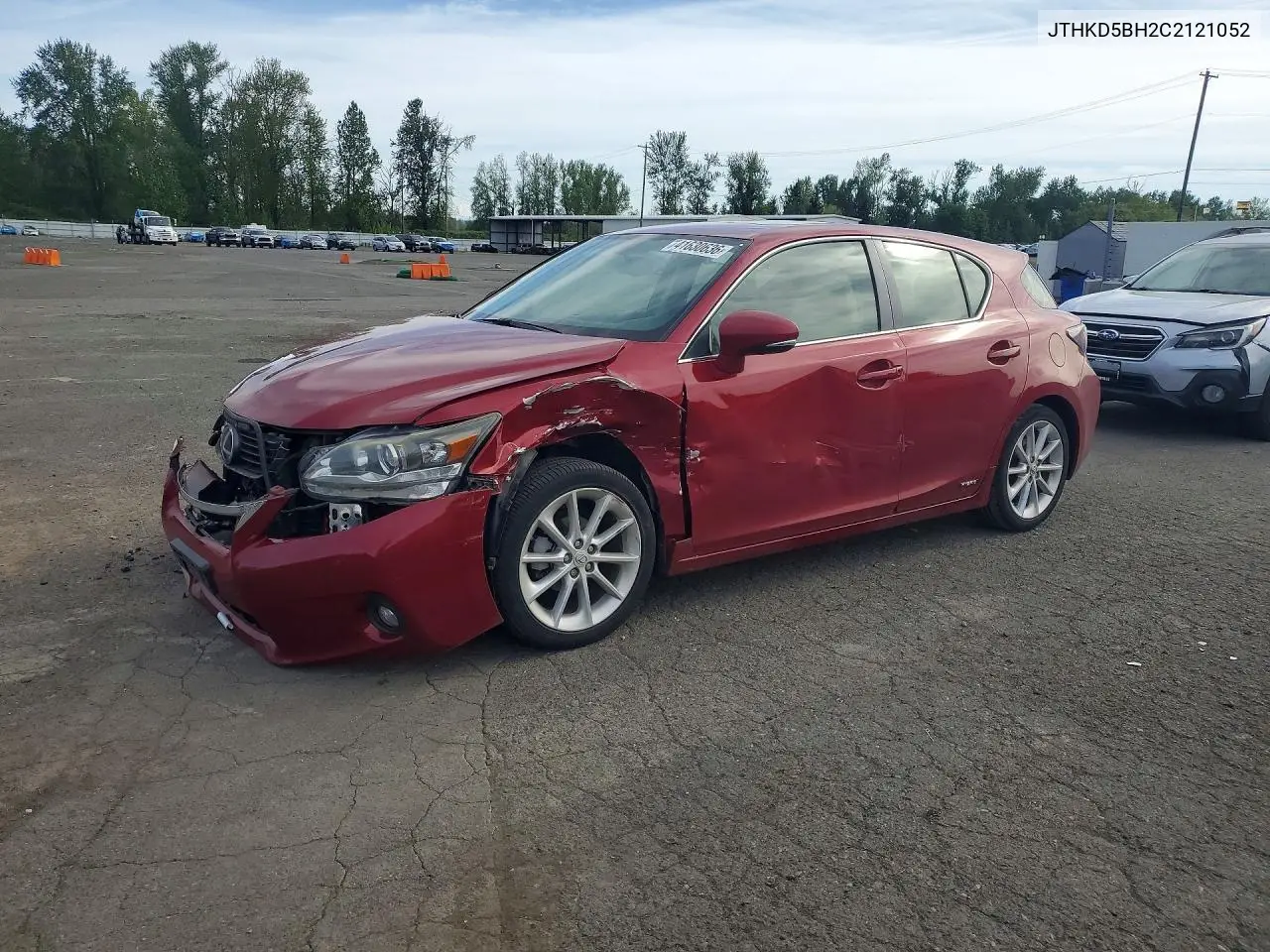 2012 Lexus Ct 200 VIN: JTHKD5BH2C2121052 Lot: 41630636