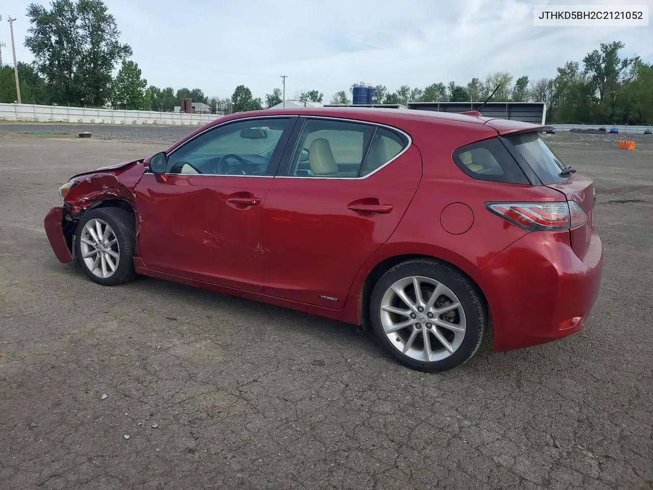 2012 Lexus Ct 200 VIN: JTHKD5BH2C2121052 Lot: 41630636