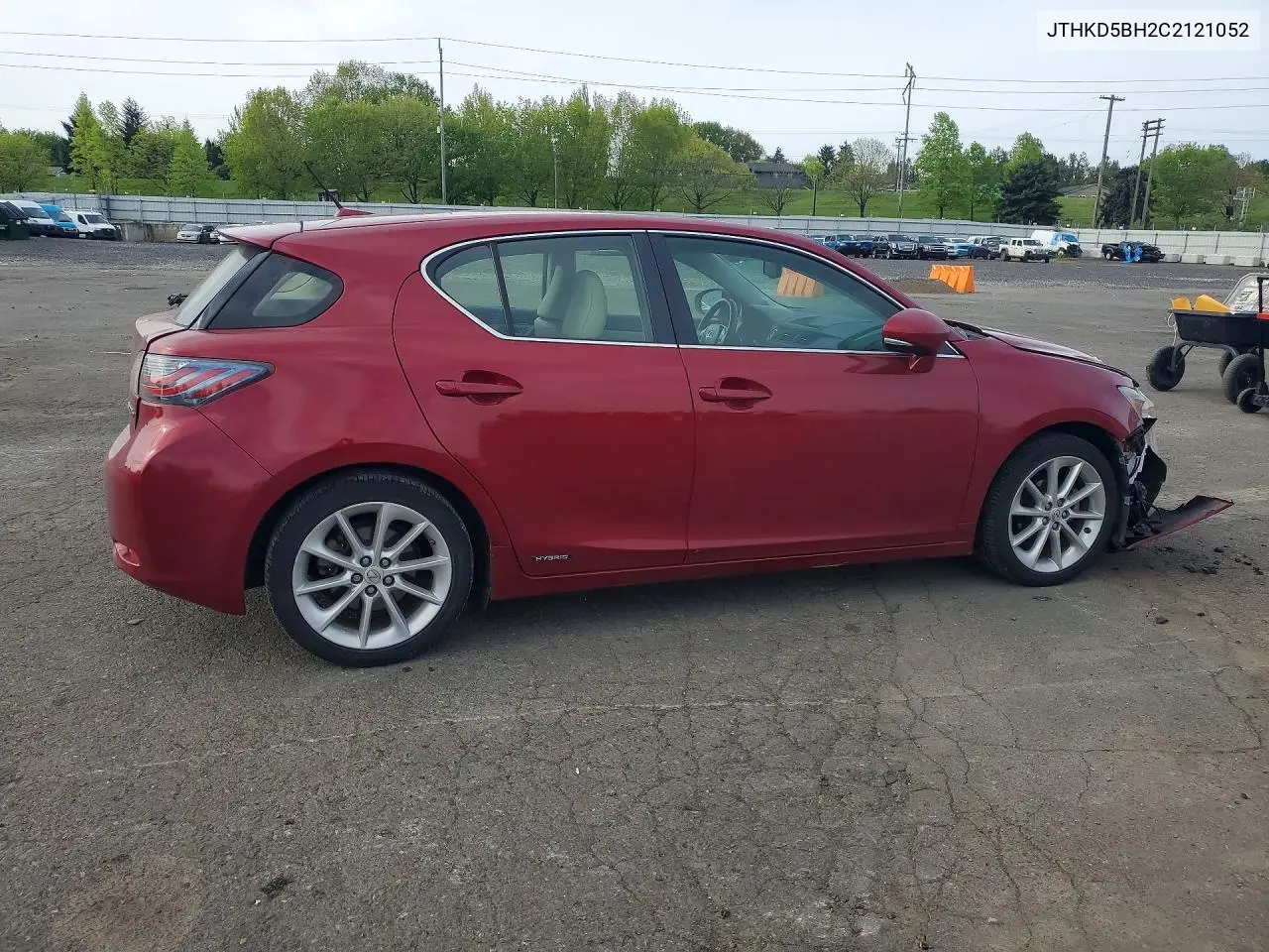 2012 Lexus Ct 200 VIN: JTHKD5BH2C2121052 Lot: 41630636