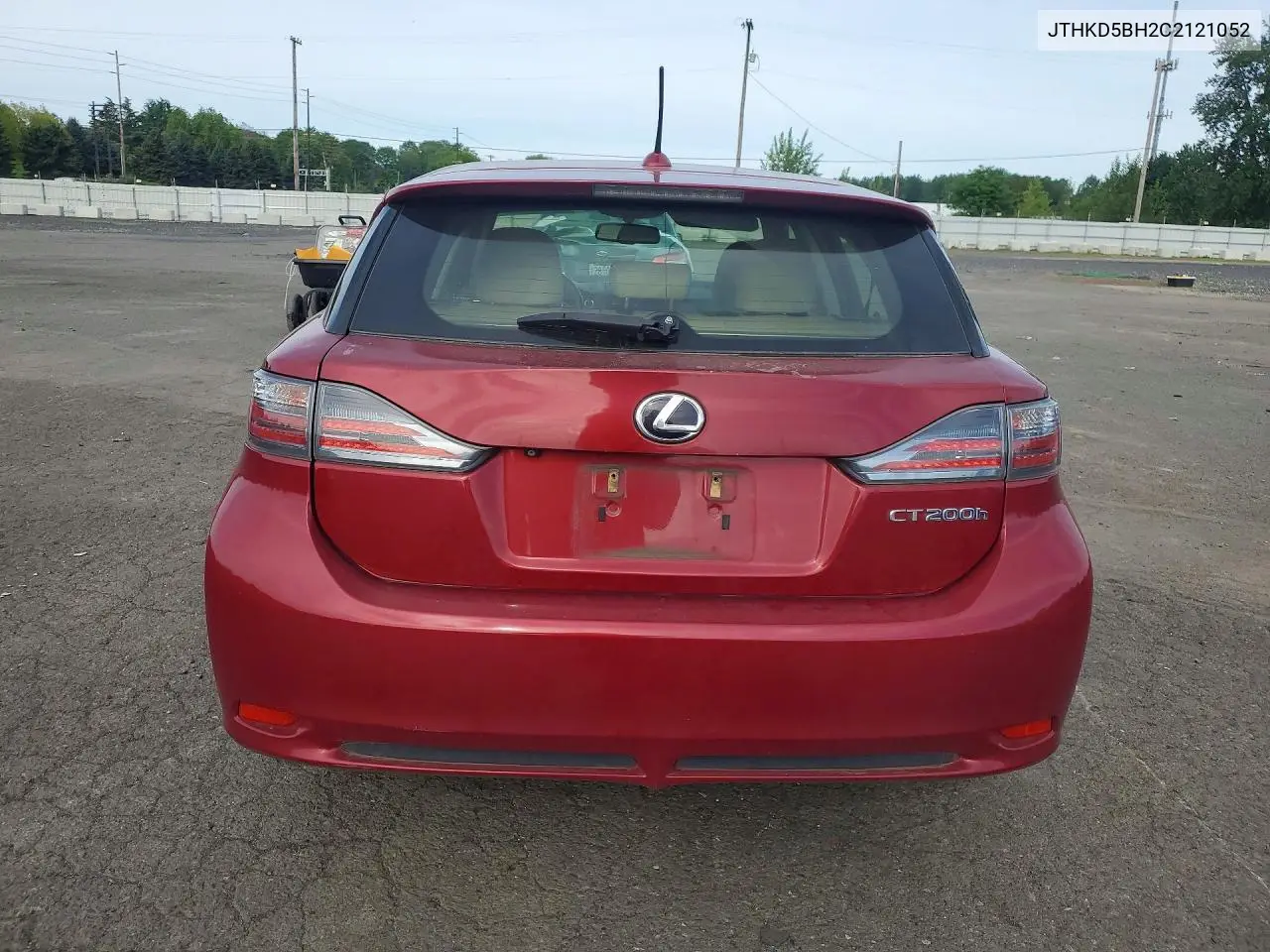 2012 Lexus Ct 200 VIN: JTHKD5BH2C2121052 Lot: 41630636