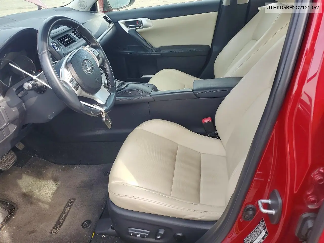 2012 Lexus Ct 200 VIN: JTHKD5BH2C2121052 Lot: 41630636