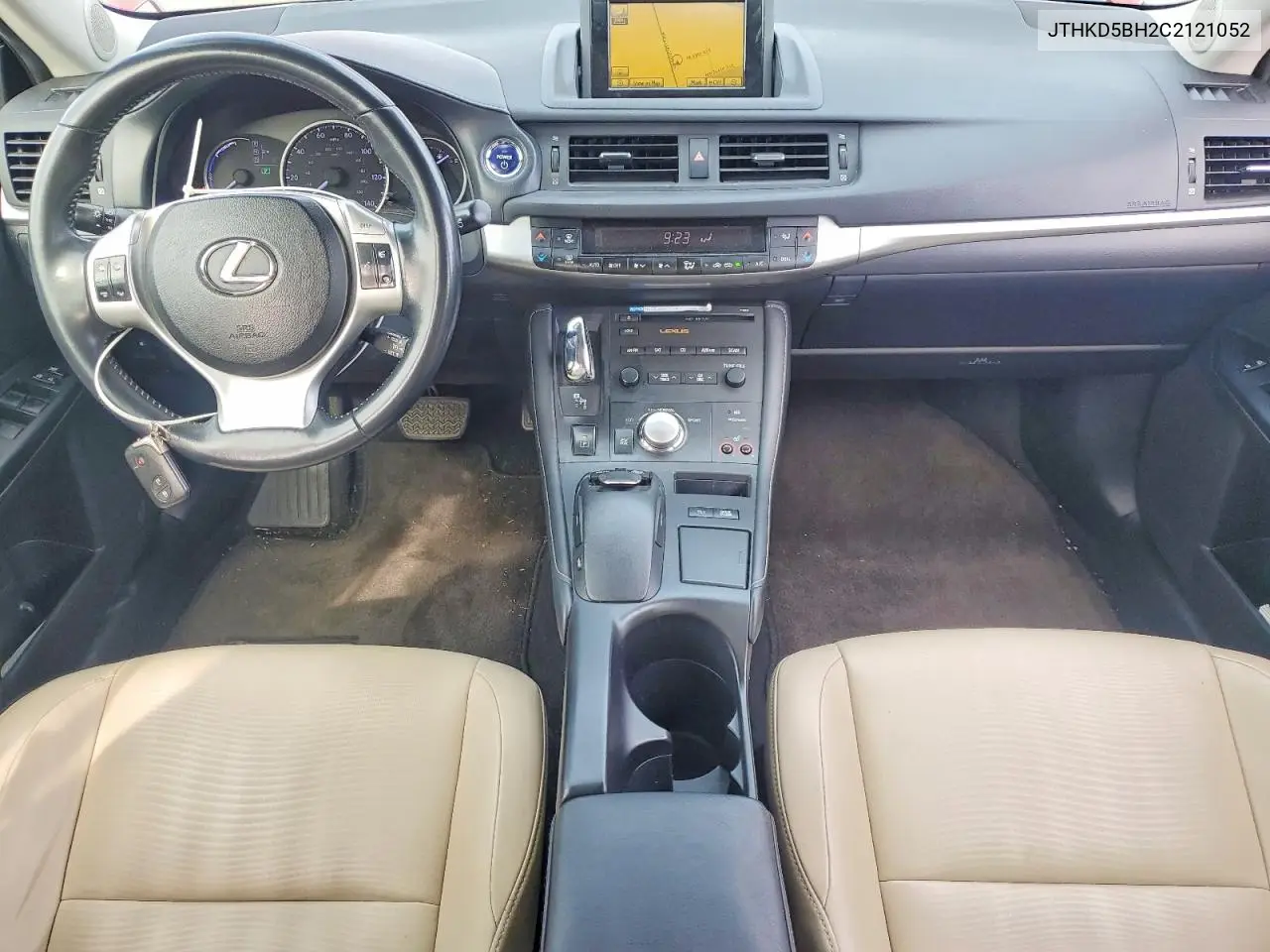 2012 Lexus Ct 200 VIN: JTHKD5BH2C2121052 Lot: 41630636