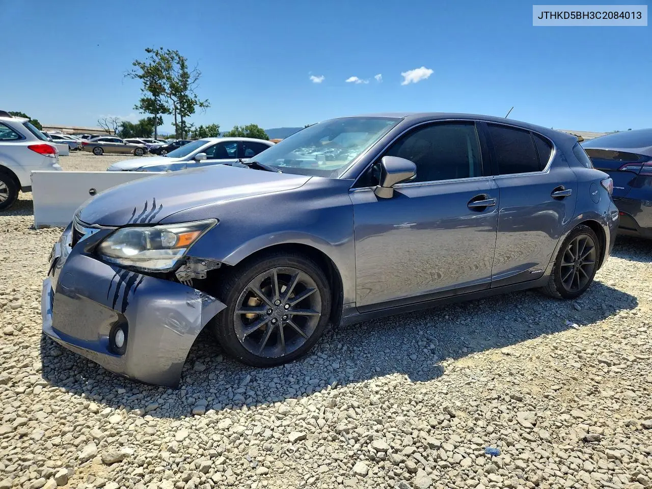 2012 Lexus Ct 200 VIN: JTHKD5BH3C2084013 Lot: 51905396