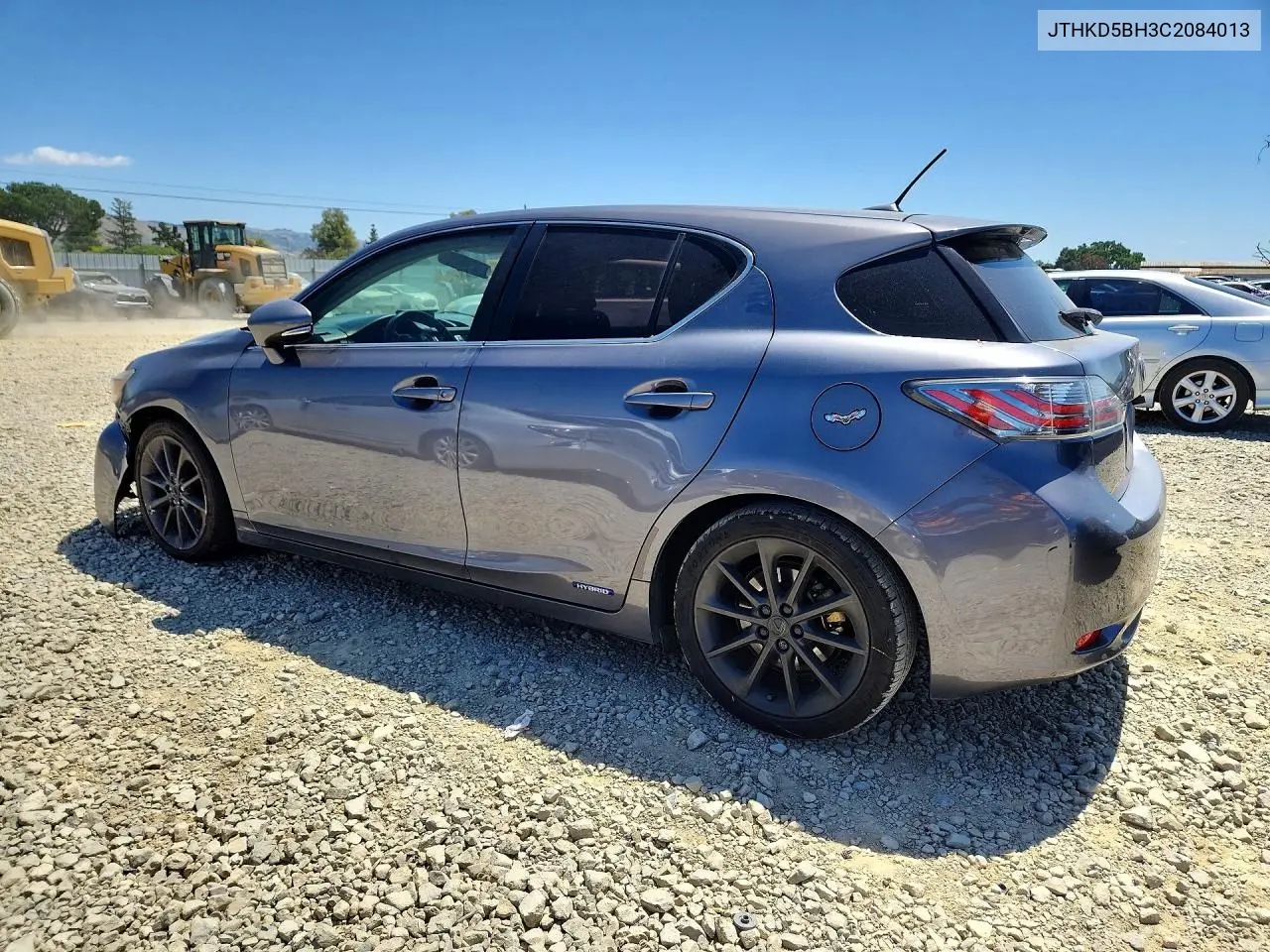 2012 Lexus Ct 200 VIN: JTHKD5BH3C2084013 Lot: 51905396
