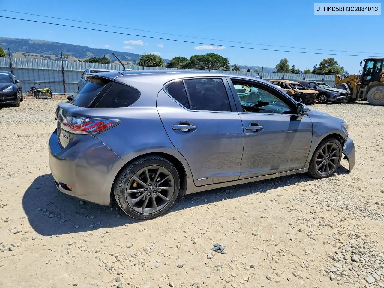 2012 Lexus Ct 200 VIN: JTHKD5BH3C2084013 Lot: 51905396