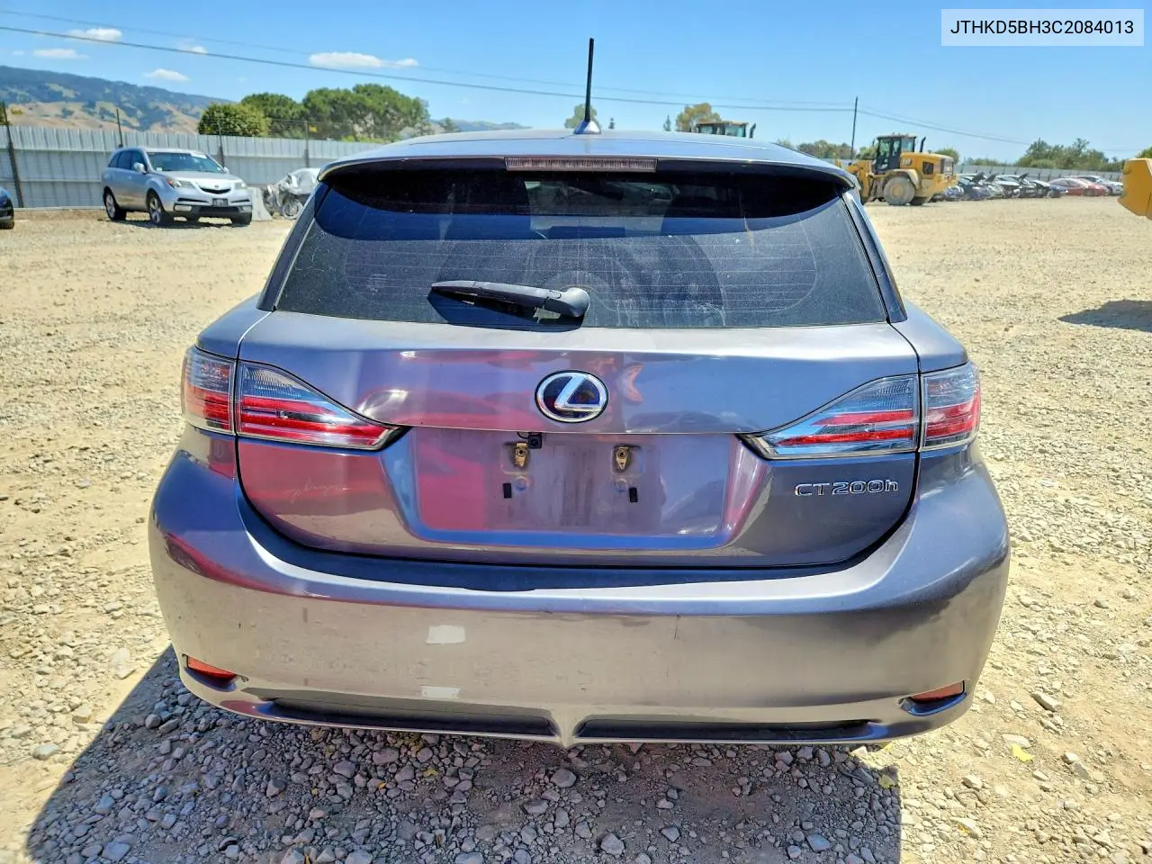 2012 Lexus Ct 200 VIN: JTHKD5BH3C2084013 Lot: 51905396