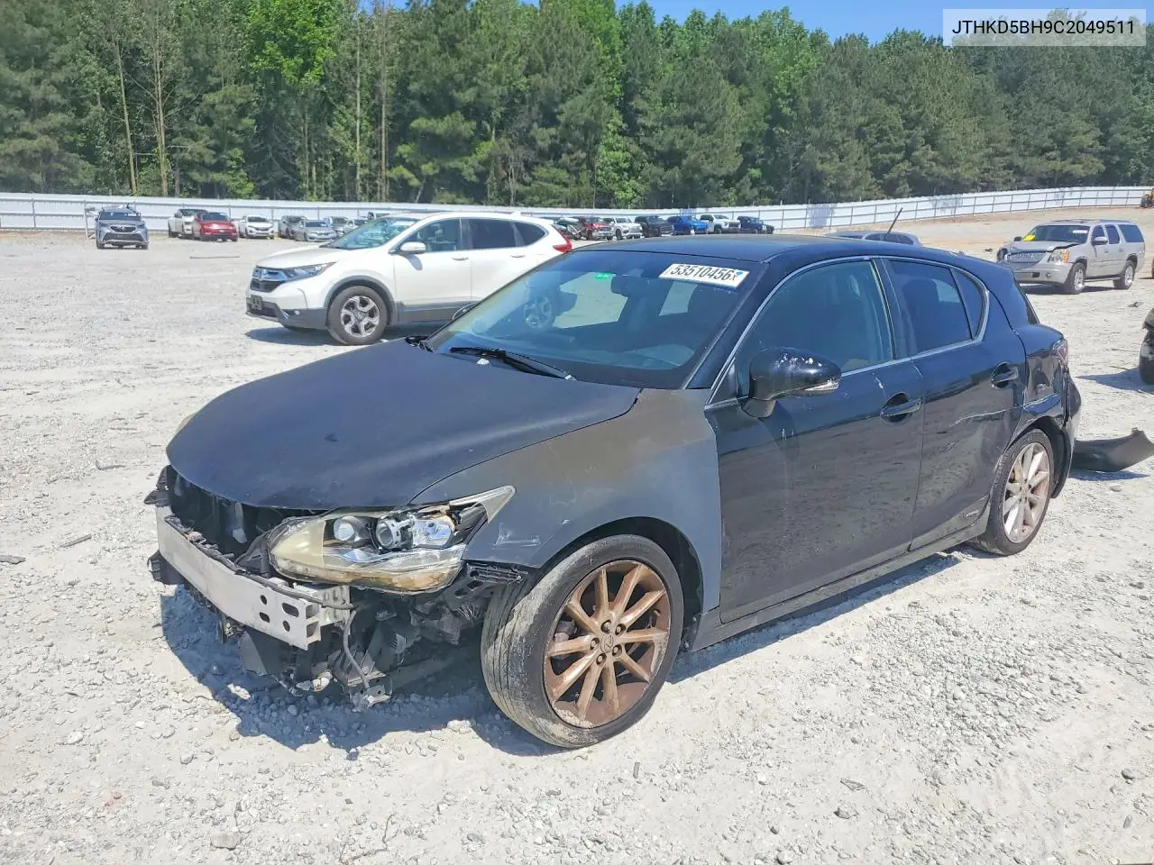 2012 Lexus Ct 200 VIN: JTHKD5BH9C2049511 Lot: 53510456