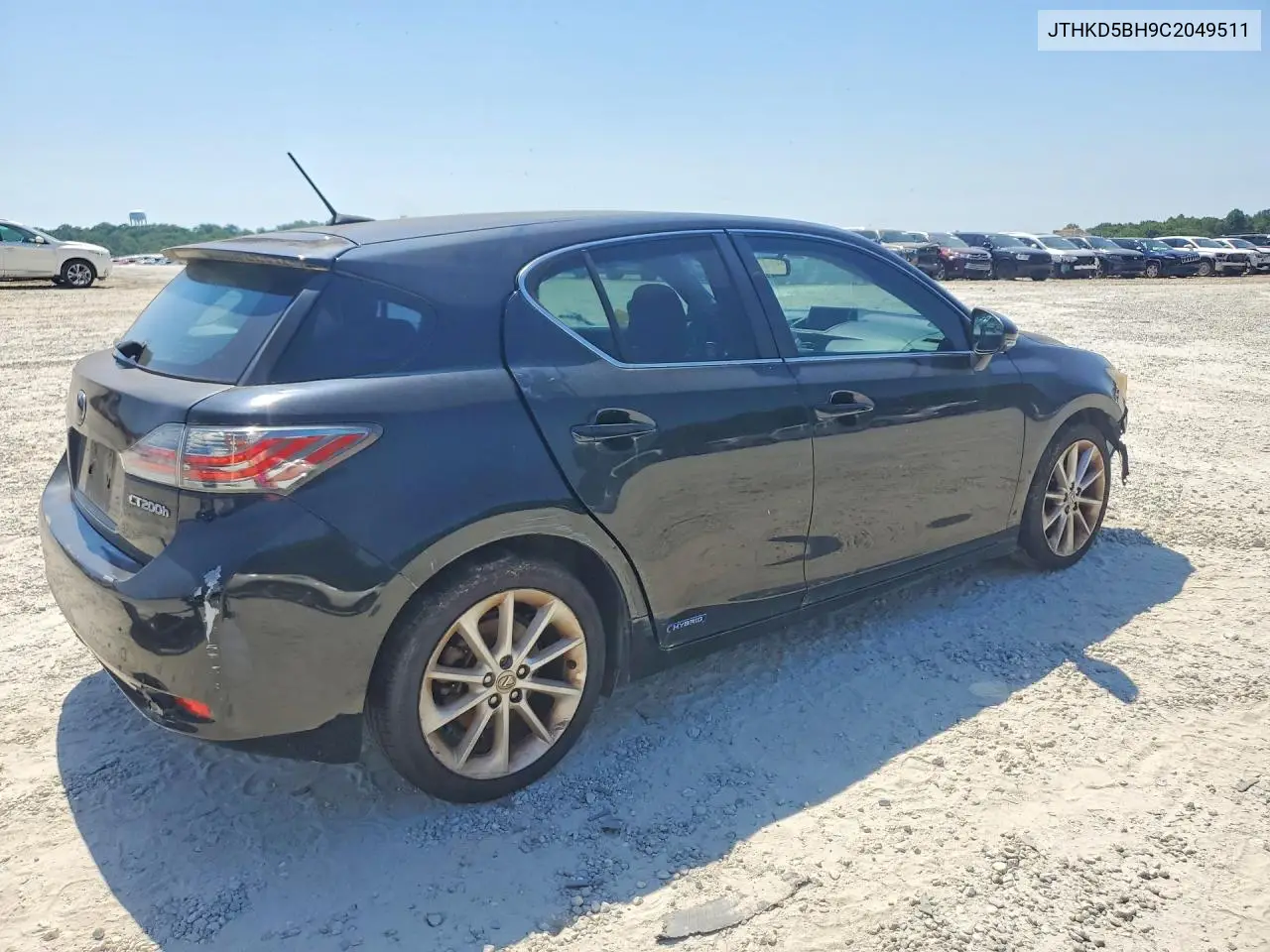 2012 Lexus Ct 200 VIN: JTHKD5BH9C2049511 Lot: 53510456