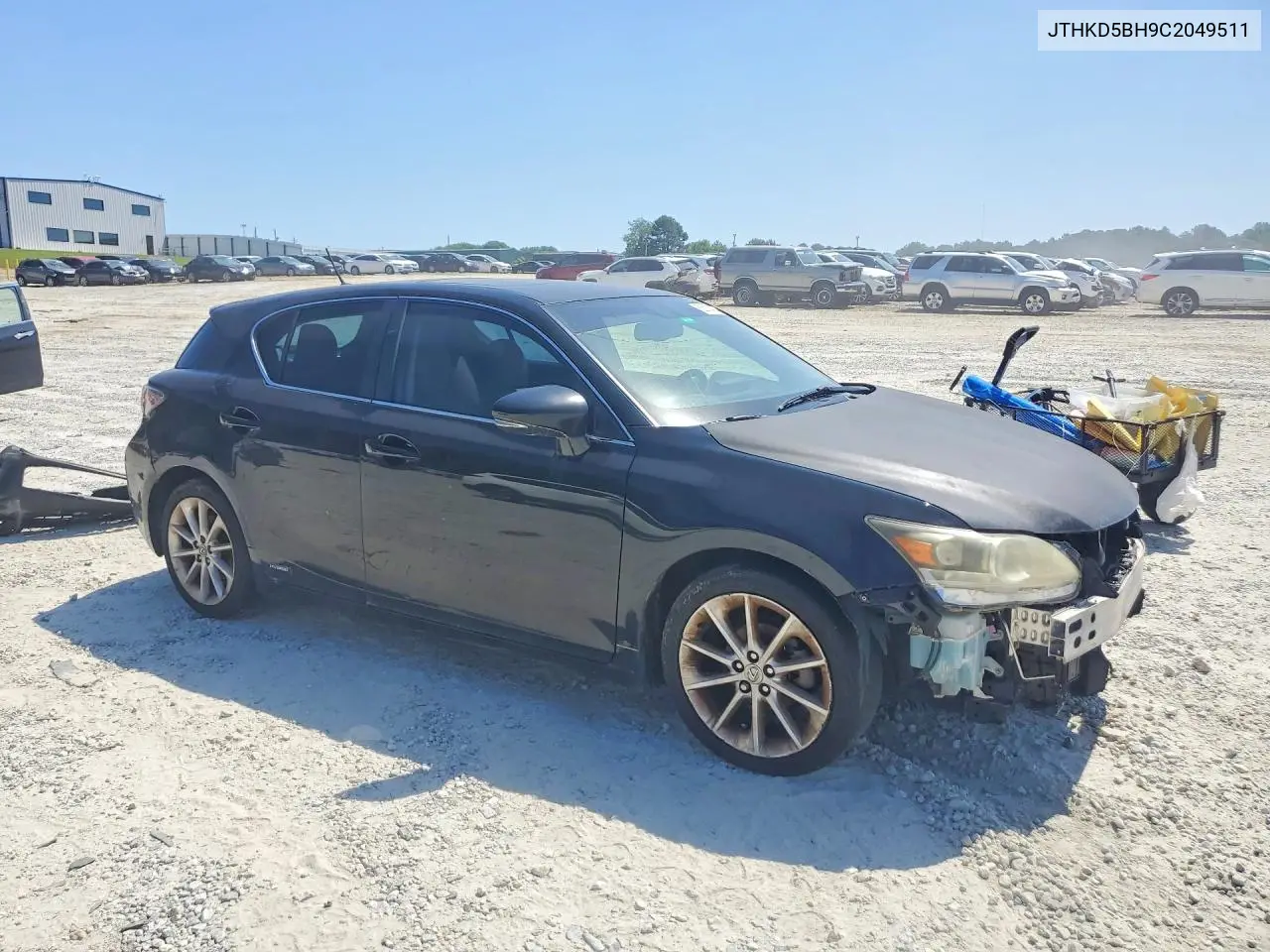 2012 Lexus Ct 200 VIN: JTHKD5BH9C2049511 Lot: 53510456