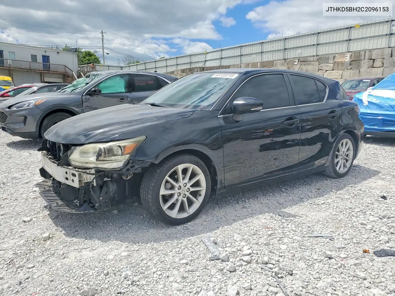 2012 Lexus Ct 200 VIN: JTHKD5BH2C2096153 Lot: 53722216