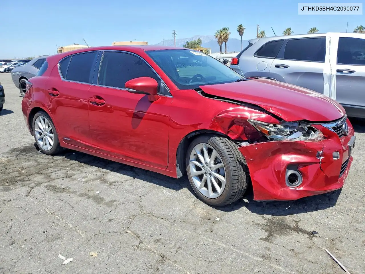 2012 Lexus Ct 200 VIN: JTHKD5BH4C2090077 Lot: 53976486