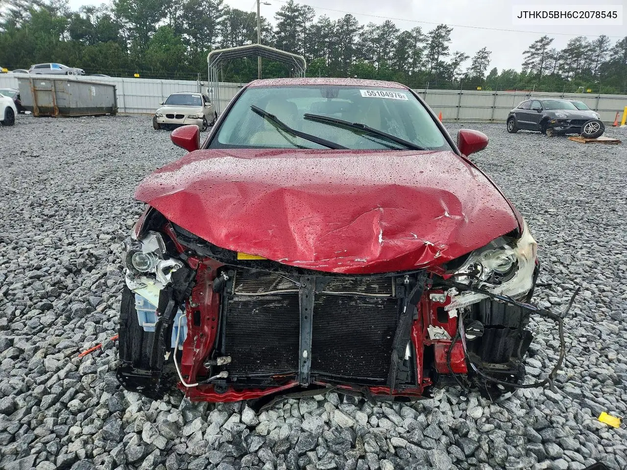 2012 Lexus Ct 200 VIN: JTHKD5BH6C2078545 Lot: 55104976