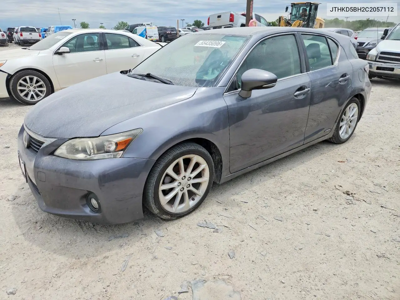 2012 Lexus Ct 200 VIN: JTHKD5BH2C2057112 Lot: 55435096