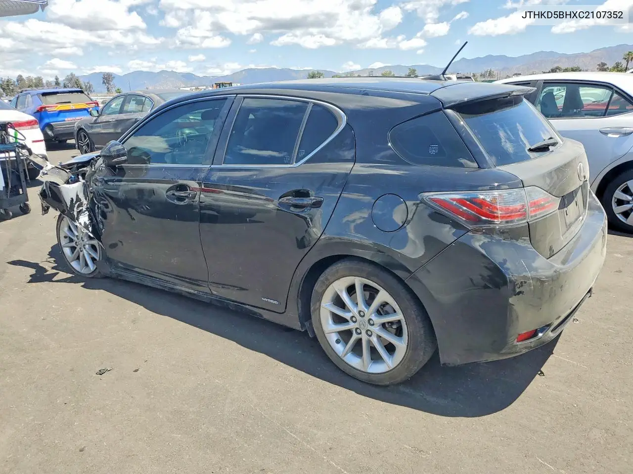 2012 Lexus Ct 200 VIN: JTHKD5BHXC2107352 Lot: 55456216