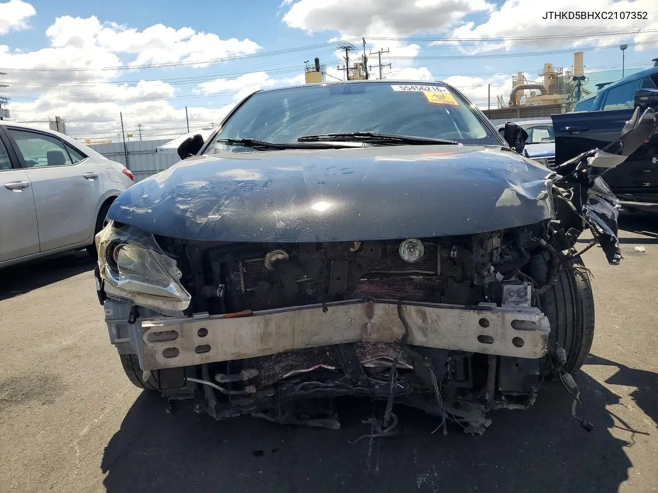 2012 Lexus Ct 200 VIN: JTHKD5BHXC2107352 Lot: 55456216