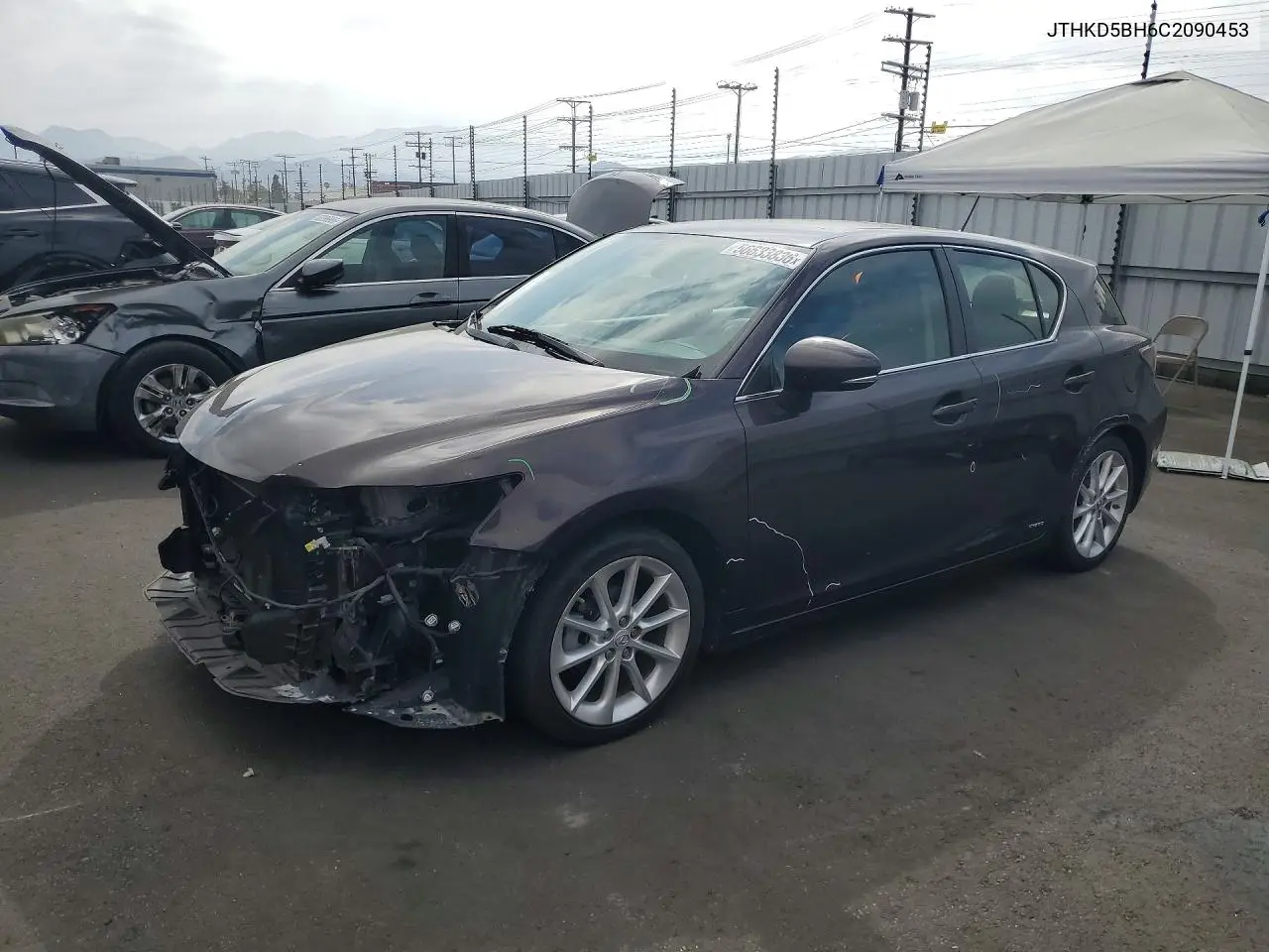 2012 Lexus Ct 200 VIN: JTHKD5BH6C2090453 Lot: 56633836