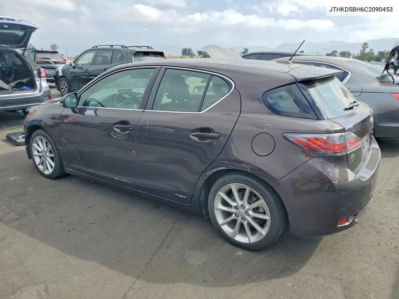 2012 Lexus Ct 200 VIN: JTHKD5BH6C2090453 Lot: 56633836