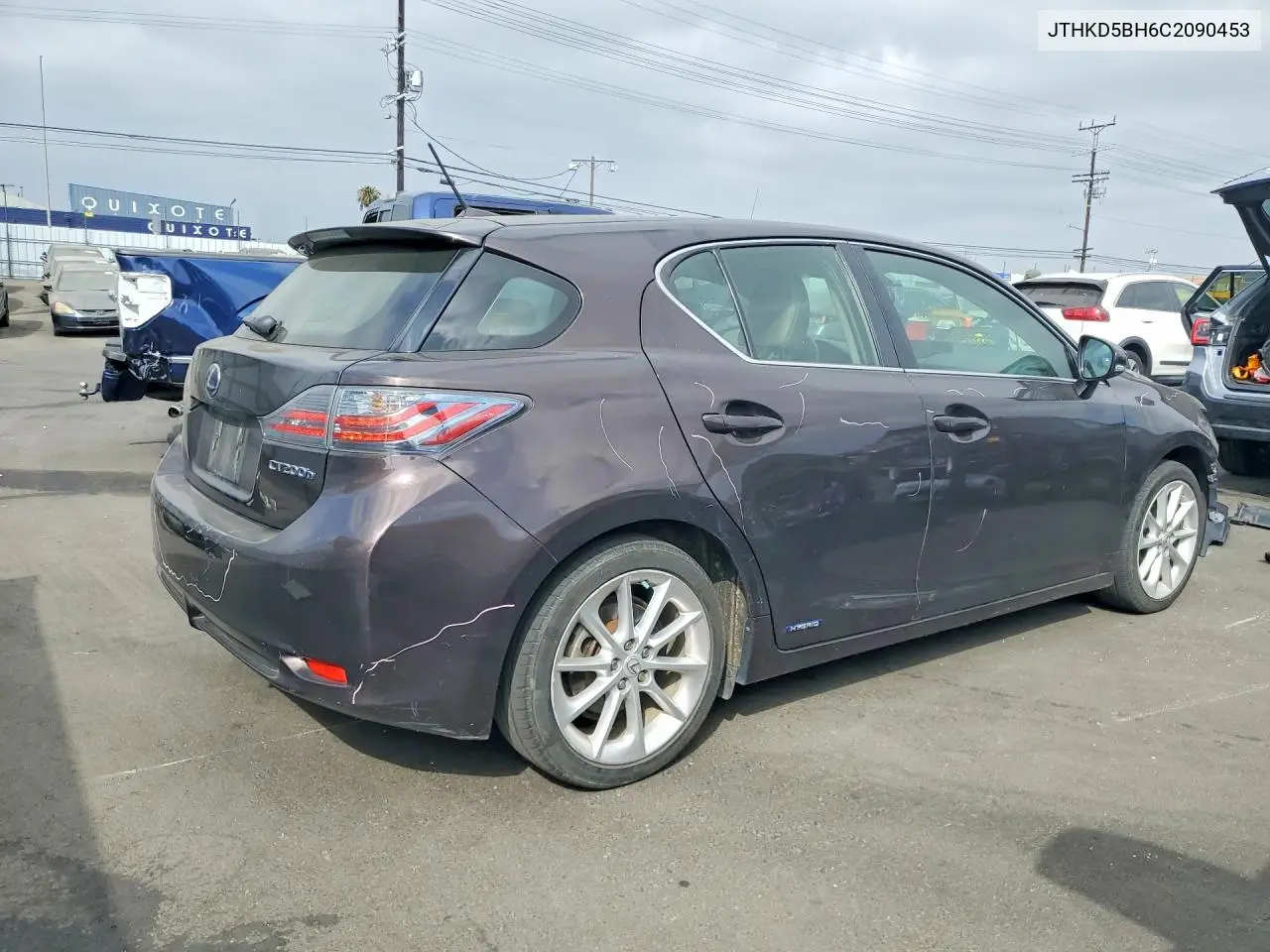 2012 Lexus Ct 200 VIN: JTHKD5BH6C2090453 Lot: 56633836