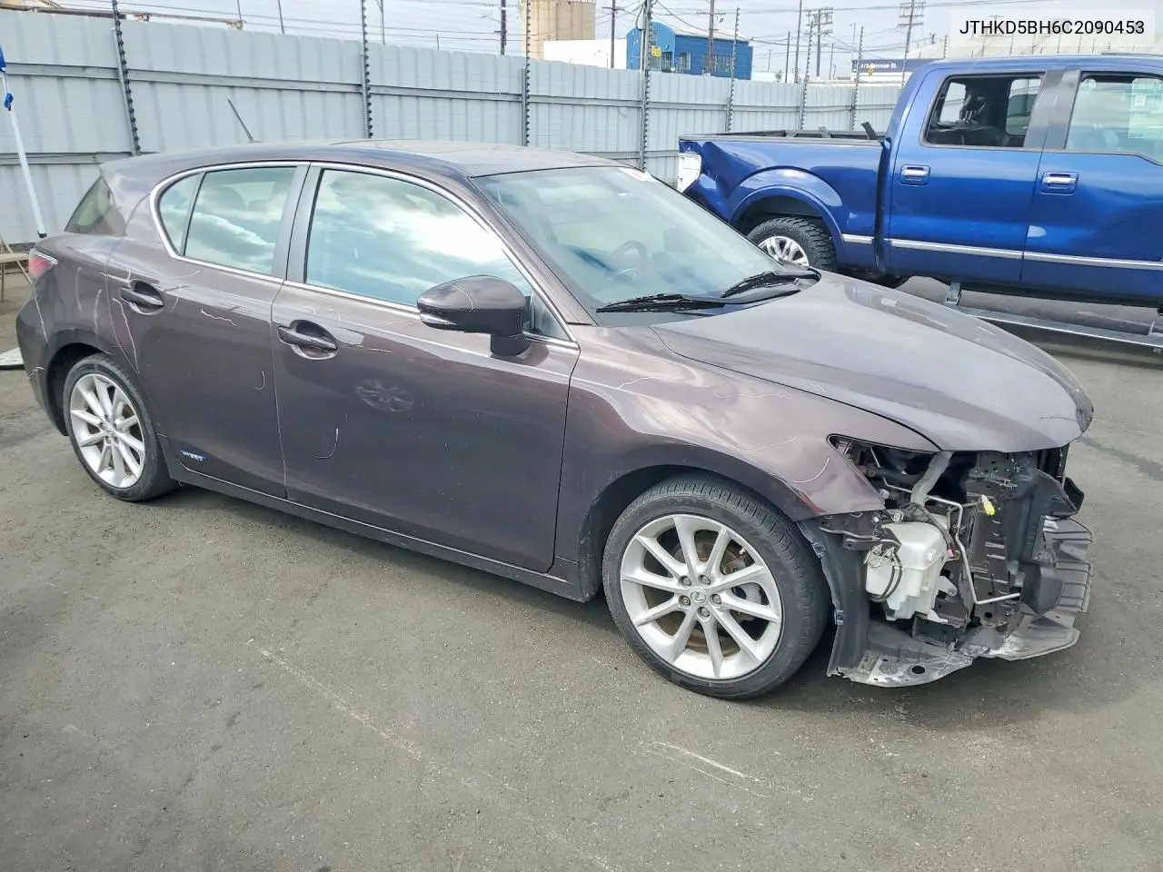 2012 Lexus Ct 200 VIN: JTHKD5BH6C2090453 Lot: 56633836
